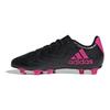 Adidas Goletto VII Comfortable Versatile Durable Low-Top Kids Soccer Shoes Kids Soccer Shoes Black Pink FV2895