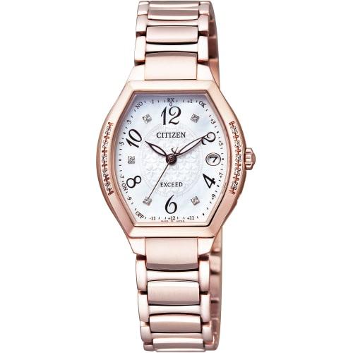

Citizen Exceed ES9385-57W Eco-Drive Radio-Controlled Watch, Titania Line, Happy Flight, Women s, with Radio Reception in Japan, China, the US, and Eur