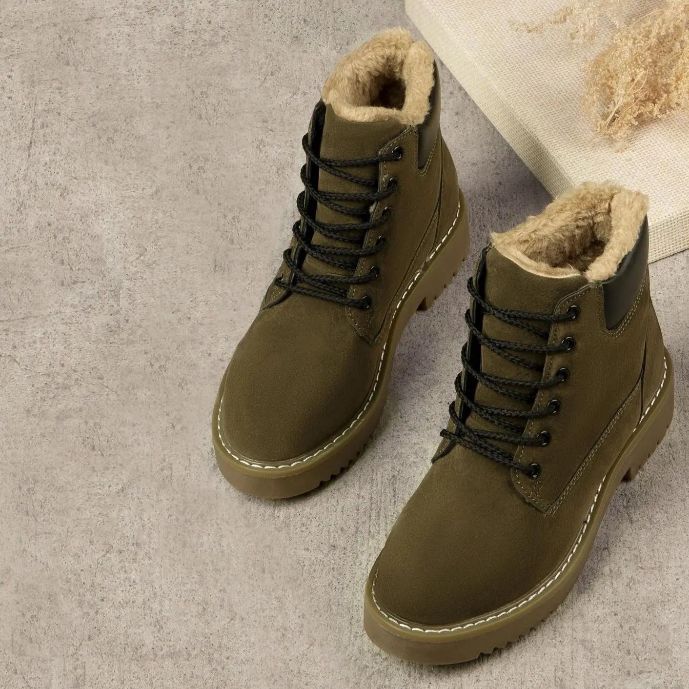 

Ботильоны Зимние ботинки для женщин на шнуровке До щиколотки На шнуровке Новинка Женская обувь Горячие на скользкой подошве Весна 2024 Y2k Не скользкие Шикарные и элегантные 40