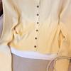 Girl Next Door Has A Spring and Autumn Contrasting Color Fake Two-piece Sweater Lazy Style Inner Bottom Shirt Long Sleeves