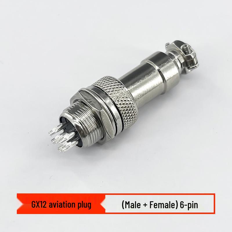 GX12 Aviation Connector Plug: Stable, Anti-Aging, Corrosion-Resistant, Industrial-Grade Socket & Plug.