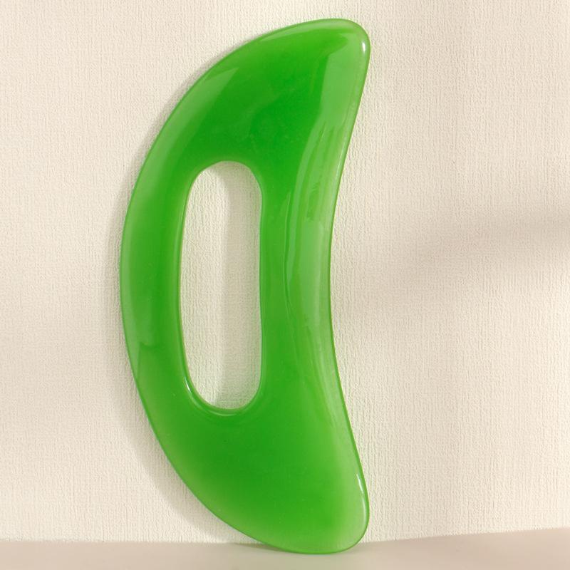 Gua Sha Massage Tool with Handle Resin Massager Scraping Board for Body Shaping Muscle Neck Back Face Gua Sha Massage Tool Body