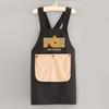 Tecknat halshängande förkläde, handtorkningsförkläde, ärmlös arbetsförkläde för män och kvinnor, diamantformat förkläde.