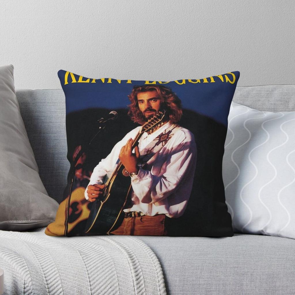Kenny Loggins Guitar Square Pillowcase Polyester Linen Velvet Printed Zip Decor Bed Cushion Case Wholesale