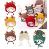 Fashion Christmas Hat for Unisex Wear with Exquisite Antlers Detail for Trending Appeal New Year Supplies