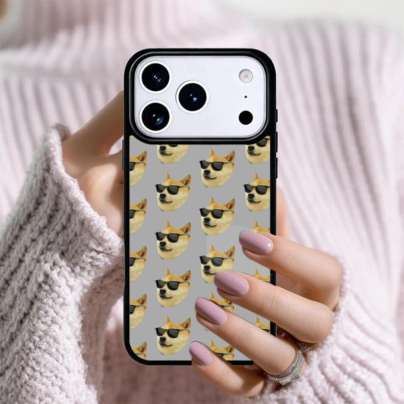 

Doge Dog Cheems meme back Phone Case For iPhone 17 16 Pro Max 15 14 Pro 11 12 13 XR XS 6 7 8 Plus Shockproof Silicone Cover iPhone17