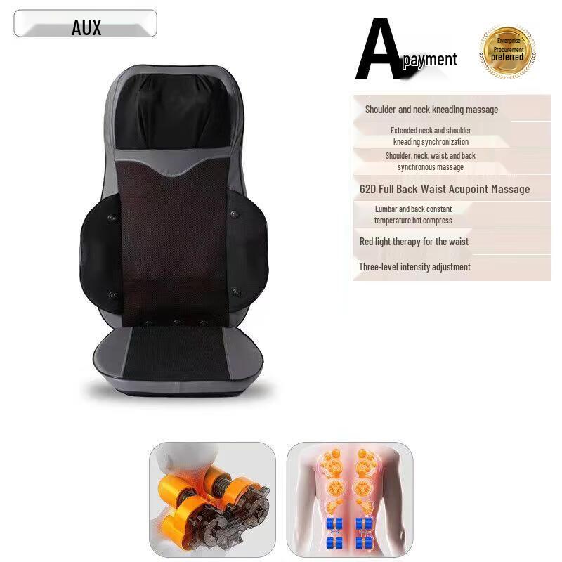 AUX Full Body 3-Section Kneading Massage Cushion