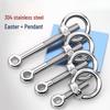 304 Stainless Steel Hinge Bolt & Eye Nut Set