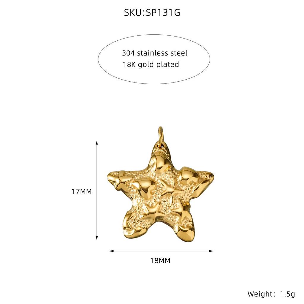 Ocean Series Pendant Bracelet Necklace: Starfish & Whale Tail DIY Jewelry