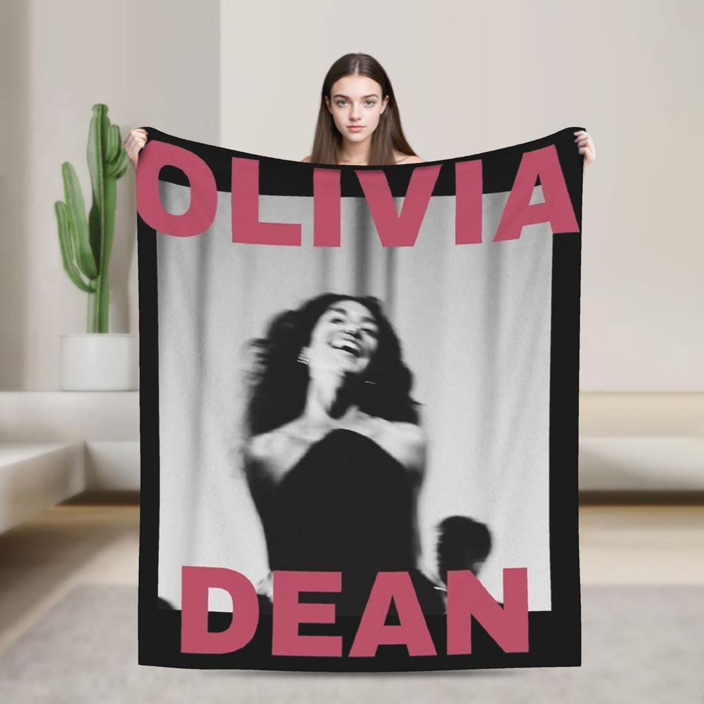 Singer Olivia Dean Blanket Multi-size Warm Cozy Fluffy  Throw Blankets for Couch Sofa and Bed