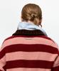 ADSB ANDERSSON BELL Loose-Fit Stripe Collar Sweater Atb1399W(Pink/Red Wine)