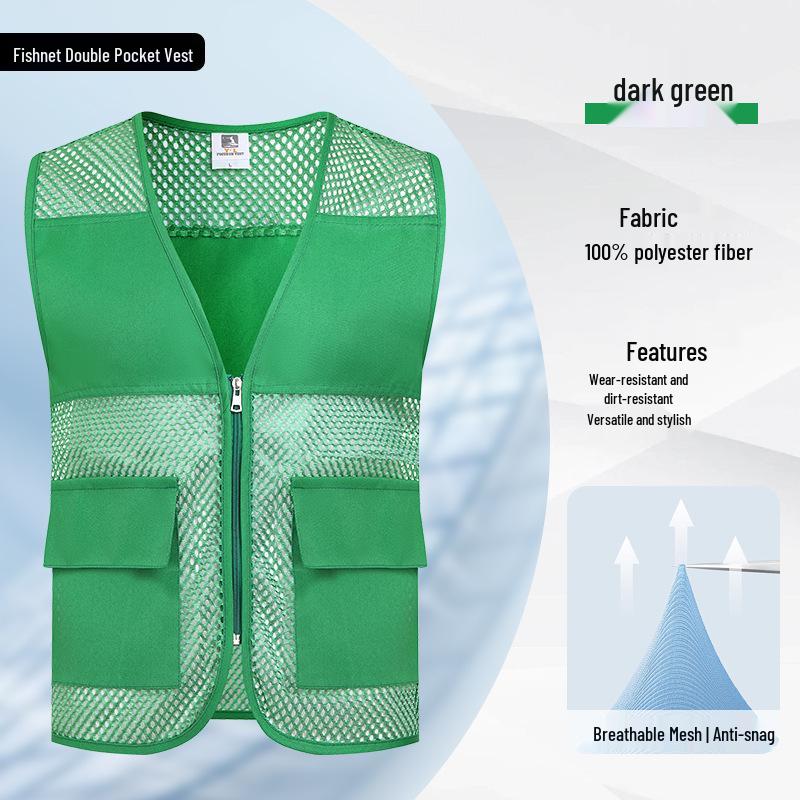 SF Express Reflective Mesh Vest with Custom Logo for Couriers and Logistics Large