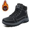 Fashion Men Plus Size Men Outdoor High Tops Hiking Shoes Work Shoes Warm Cotton Shoes Snow Boots Outdoor Shoes D567
