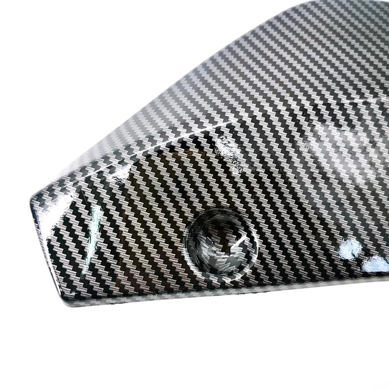 Universal Retrofit Car Rear Bumper Carbon Fiber Lip Diffuser Splitter Spoiler Scratch Protector Rear Corner Rear Llip Spoiler