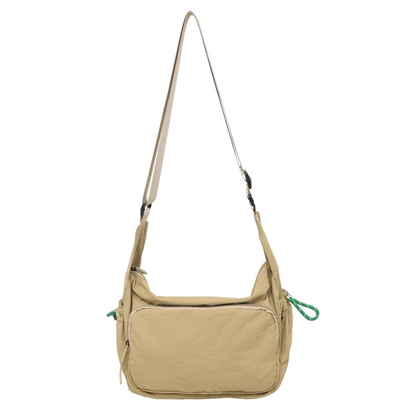 Crossbody bag men's trendy brand college student couple casual mailman bag women's large-capacity simple sports crossbody bag