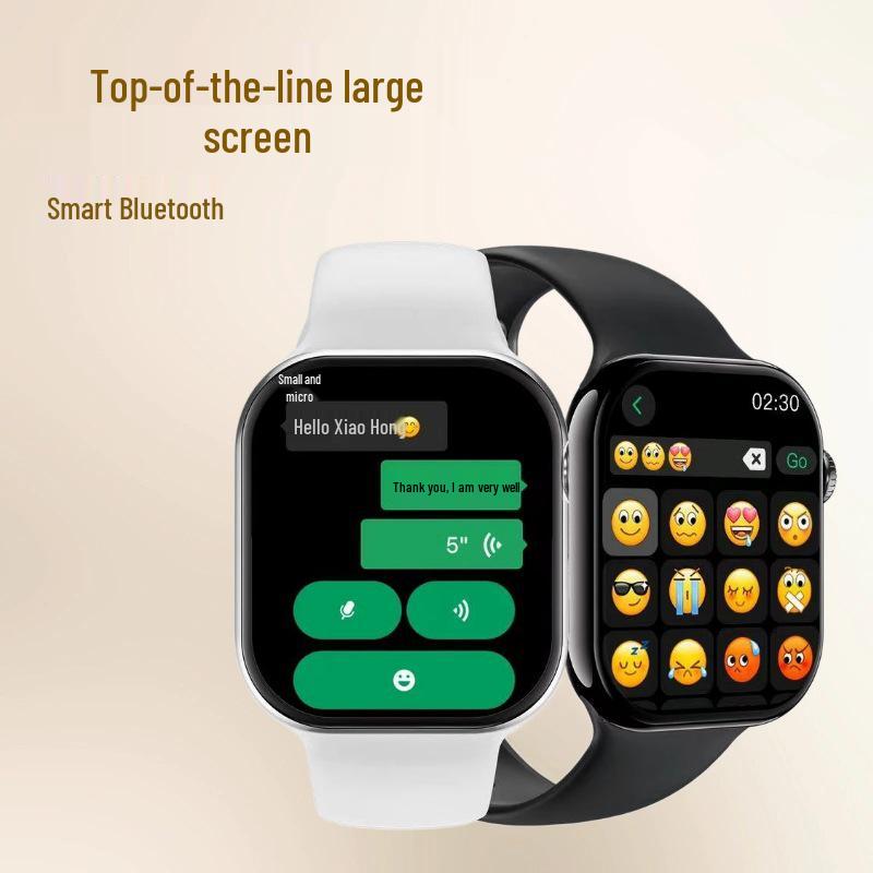 

Huaqiangbei S10 Smartwatch: WeChat Reply, Sports Tracking, Bluetooth, NFC. Black Silicone with WeChat Reply, GPS, NFC, ECG