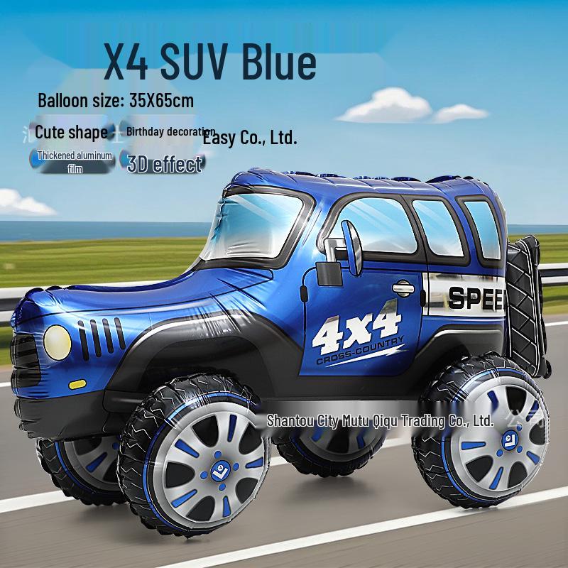 Children s Birthday Party Decorations: 3D Racing Car and Airplane Foil Balloons