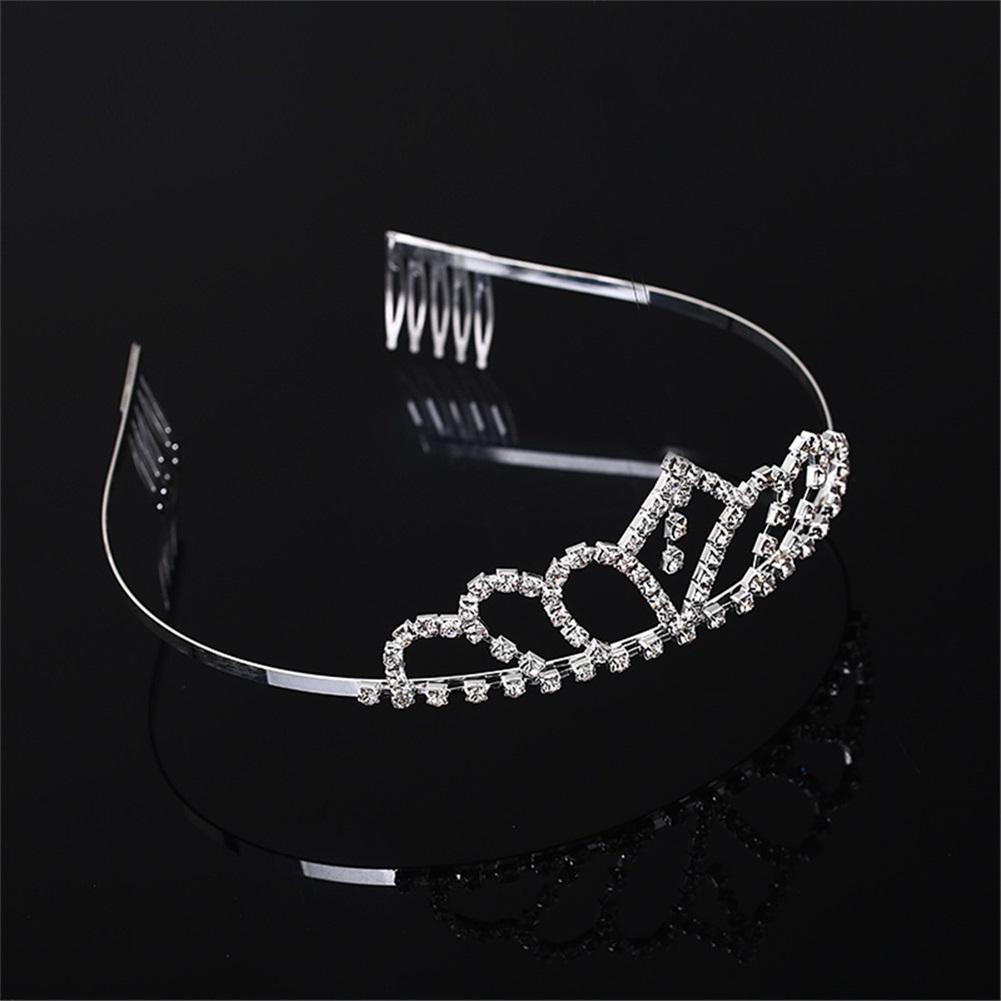 Women Crown Decoration Hair Clip Hairpin Accessory for Wedding Princess Show
