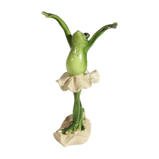 Christmas Santa Hat Frog Statue Indoor Outdoor Garden Frog Resin