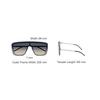 Saint Laurent Gradient Mask Sunglasses Silver Unisex Eyewear SL-364-MASK009