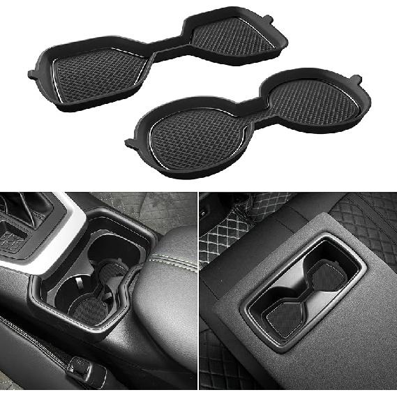 SENSHINE 3D Cup Holder Erts For Toyota Rav4 Accessories 2025 2024      Silicone Cup Coaster Mat Center Console Liner Protector Pad For Toyota Rav4