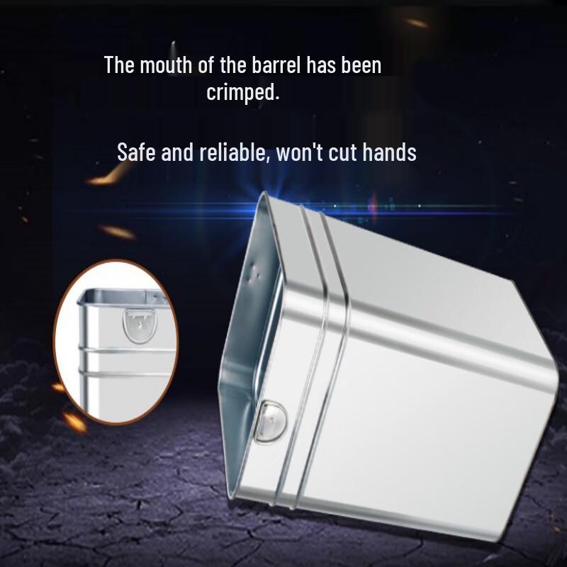 Stainless Steel Square Trash Can