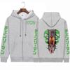 Japan Anime Chainsaw Denji Zipper Hoodies Logo Loog Sleeve Sweatshirt Unisex Hoodie Cool Zipper Coat Hooded