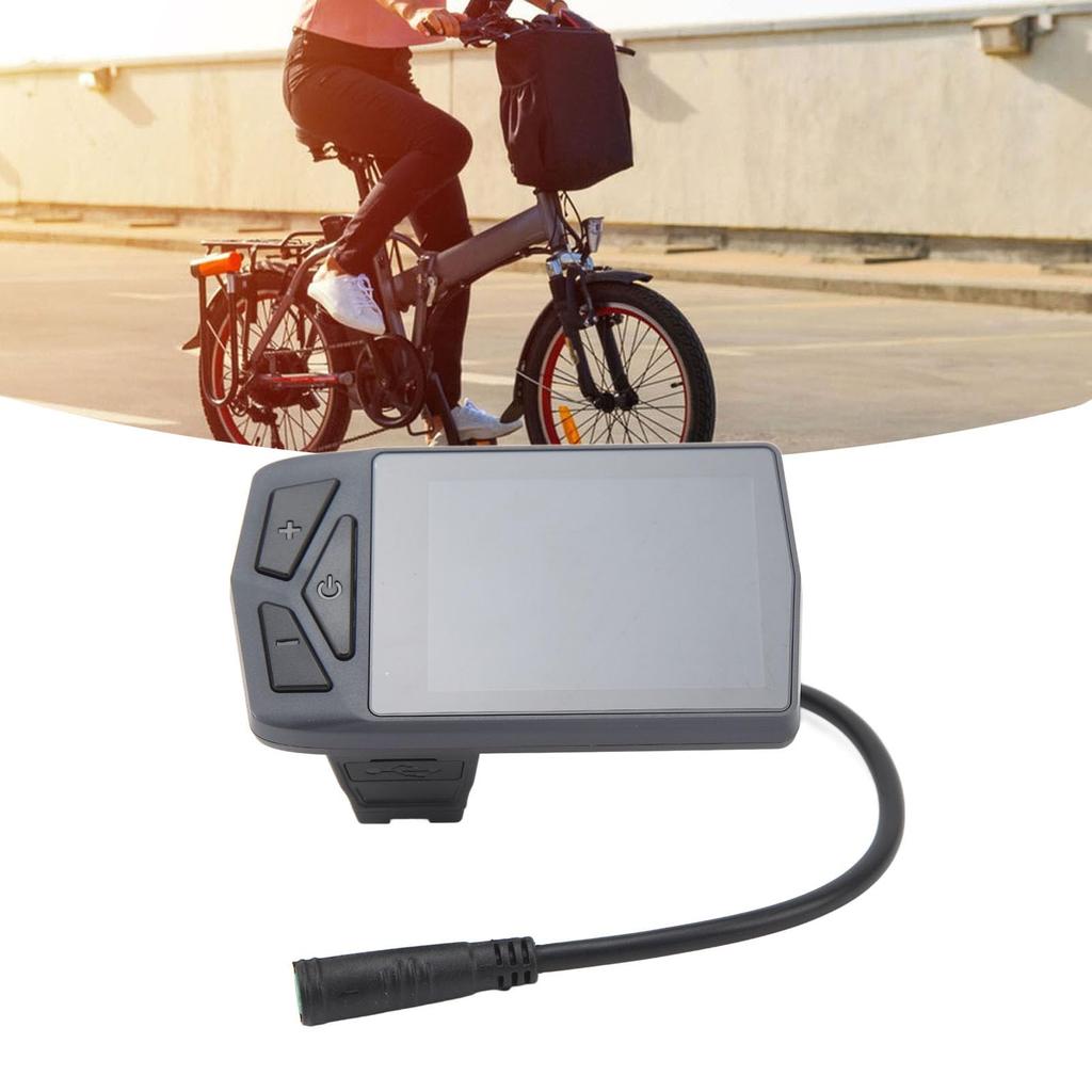Bafang Electric Bike Display Control Panel with Waterproof Connector for BBS01, BBS02, and BBSHD Mid Motor