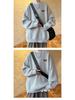 Men's American-Style Sweater - Autumn/Winter Warm Loose Knit Pullover