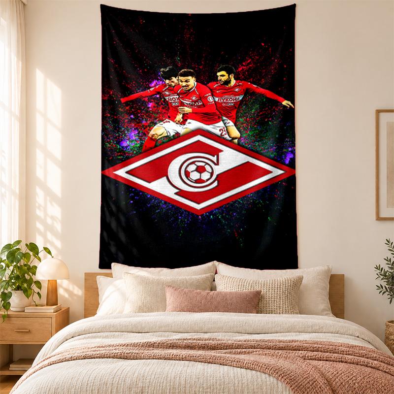 FC Spartak Moscow Tapestry Highquality for Decorating Living Room Bedroom Dorm Walls Ideal As Bedroom Wallart Orholiday Gift