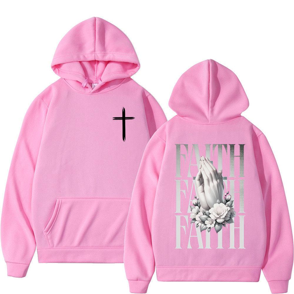 Christian Jesus Faith Bible Verse Hoodies Men Women Clothing Fashion Harajuku Sweatshirts Fleece Casual Long Sleeves Pullovers