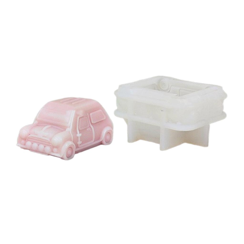 3D Bus Shaped Candle Mold Vintage Car Silicone Molds Aromatherapy Resin Gypsum Mold DIY Exploy Resin Mold Valentines Day