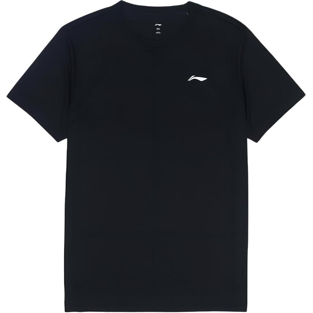 LiNing Customizable Training Series Breathable Fitted Casual Versatile Short Sleeve T-Shirt Unisex Tops Black ATSS463-1(TEAM702-3.4.12)