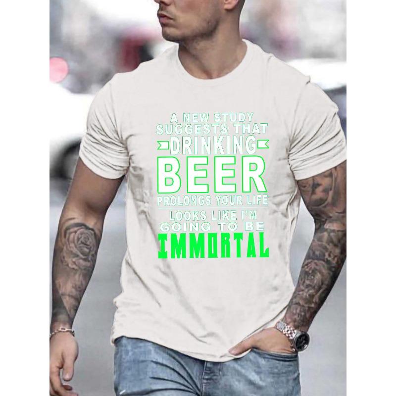 

European sizes Trendy and Fashionable Casual Men s T-shirt for Daily Wear 4XL білий