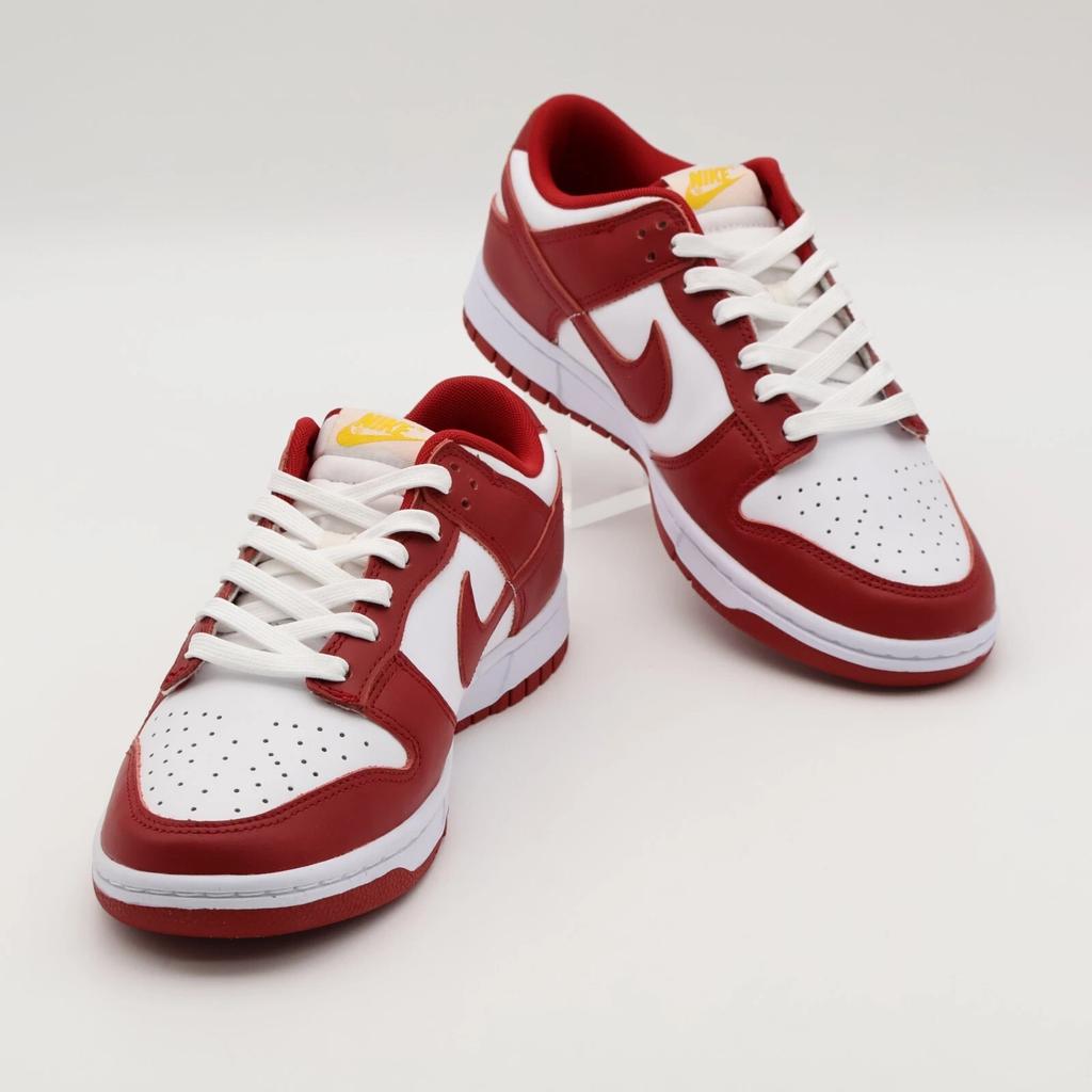 DD1391-602 Nike Dunk Low Retro USC Gym Red University Gold Cardinal (Men's)