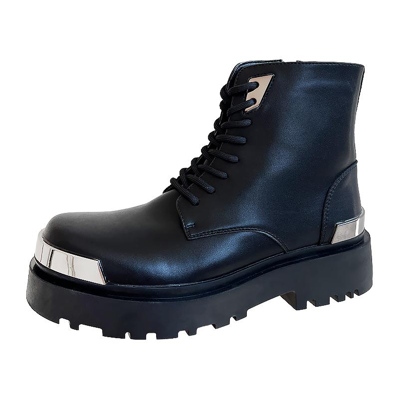 

Модная платформа, модная деловая мужская обувь 2024 года, новые классические кожаные мужские туфли, удобные туфли-оксфорды для мужчин 44 чёрный