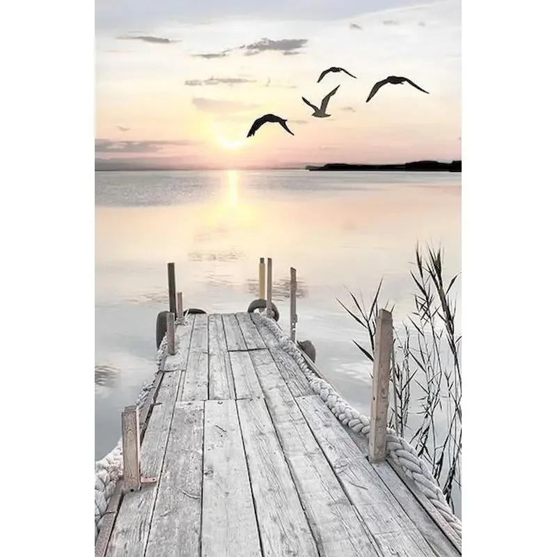 GATYZTORY Oil Picture By Numbers Nature Landscape Drawing Canvas Wall Art Oil  By Numbers Home Decor Gift