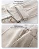 2024 Women's High-Waisted Wool Wide-Leg Pants: Autumn/Winter Slimming Casual Trousers