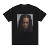 Apper Playboi Carti Mugshot Graphic Tshirt Fashion Vintage Hip Hop Unisex High Quality Short Sleeves Classic Streetwear Couples