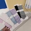 Women Solid Color Medium Tube Socks Summer Breathable Leg Warmers for Running and Hiking