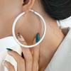 Promotional Niche Earrings, Personalized Exaggerated Large Circle Earrings, Sweet And Cool Plain Earrings.