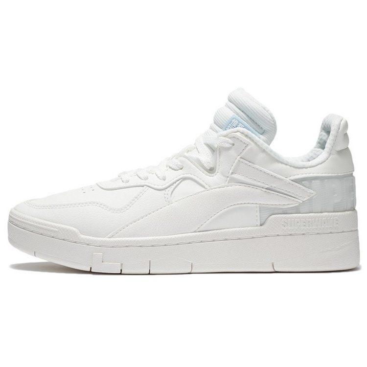 Li Ning Wave Superwave Lo Lightweight Abrasion Resistant Low Top Skateboard Shoes Women's Snow AGCS008-2