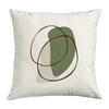 Simple Plant Pattern Decoration Home Small Fresh Fashion Pillowcase Decorative Pillowcase Cushion Cartoon Square