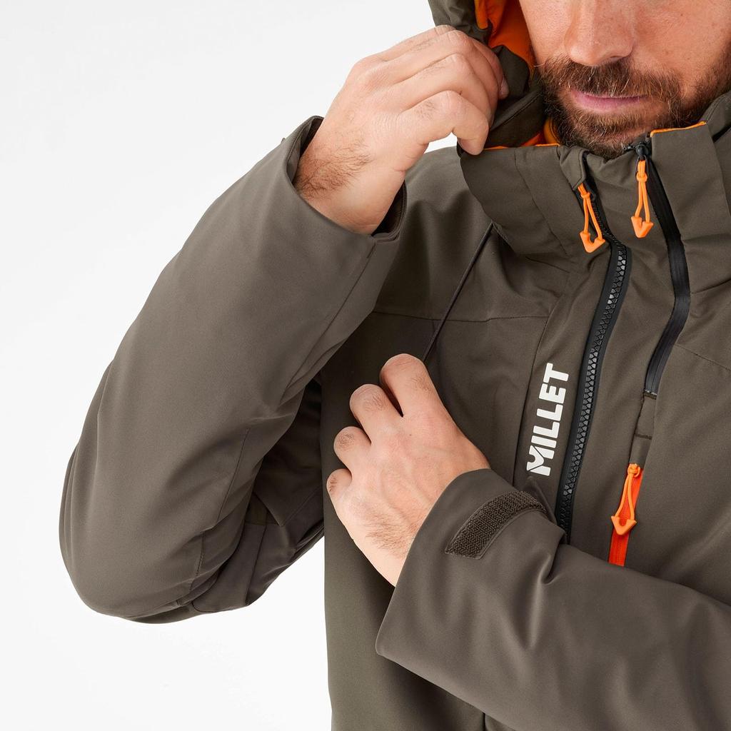 Millet Snowbasin Ski Deep Jungle Size M Jacket, MIV10198, Men's (New Logo),