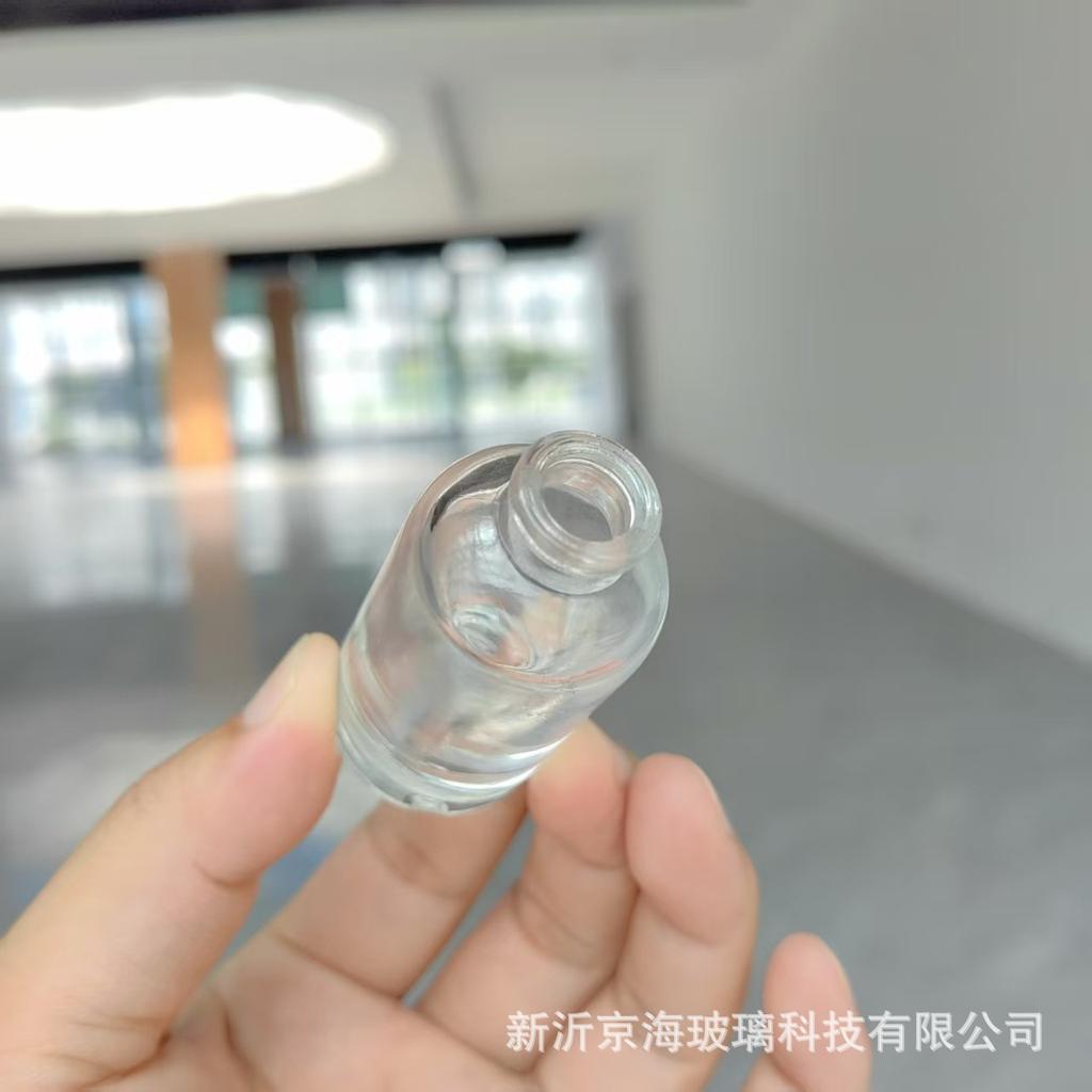 10ml Cylinder Perfume Glass Bottles 10pcs Set with Continuous Spray Pump & Glossy Black Cap