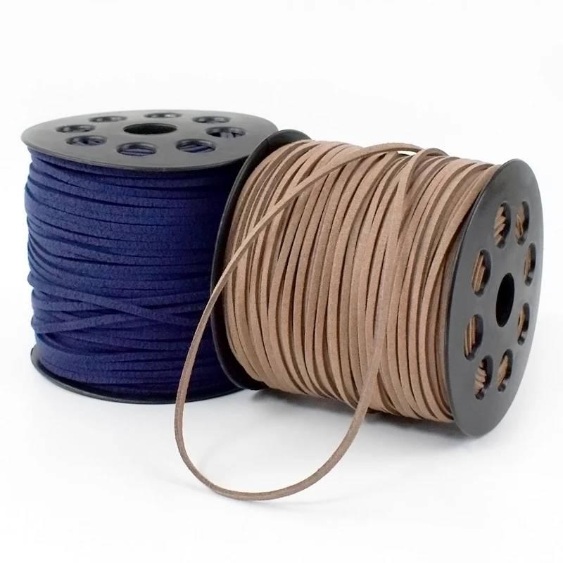 82Meters Suede Rope Leather Cords Woven Cord Wire Necklace Bracelet Diy Handmade Jewelry Decoration Accessories
