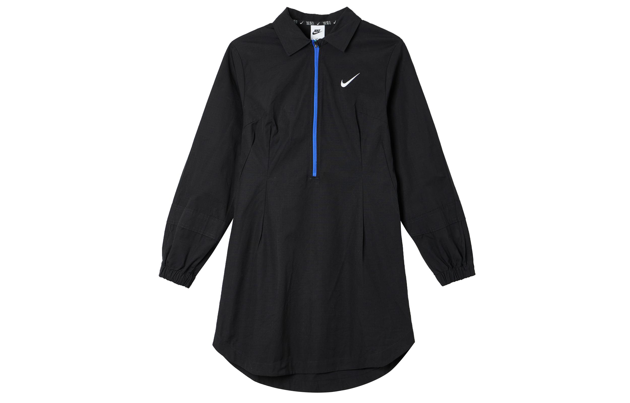 Nike Long Sleeved Dress Women s Black DV8031-010 S