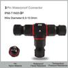 T Type 3 Pin Waterproof Cable Connector Electrical Terminal Wire Cable Connecto Outdoor Underwater Terminal Block