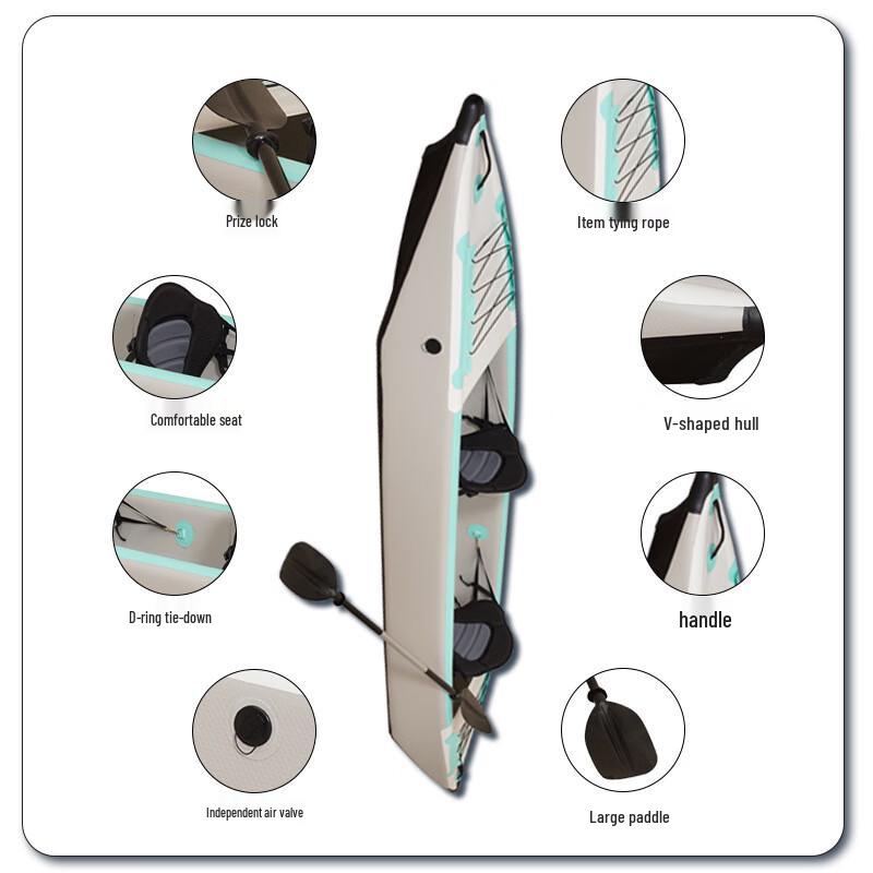 Single-Person Inflatable Fishing Kayak