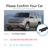 2x per Chevrolet Tahoe GMC 2WD PPV Yukon MK3 2007~2014 Tergicristalli Anteriori Posteriori Finestrino Accessori Auto Pulizia Sostituzione